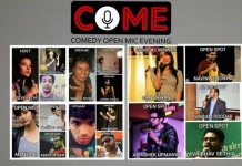 From Twitter: COME#2 catch comics and first timers try out at a fun open mic. You get to decide who stays. https://t.co/HyFNu25SZO https://t.co/xsEXEV2et5